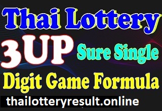 Thai Lotto 3UP Sure Single Digit Game Formula 01-11-2023